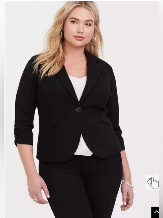 torrid Jackets & Blazers - Torrid Studio Ponte Tailored Fit Blazer